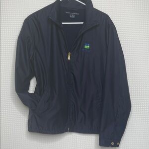 Ralph Lauren Golf Blue Wachovia Jacket with Gold Hardware Size XL